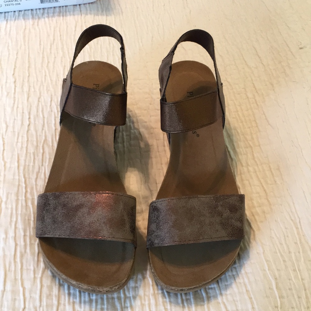 Pierre Dumas Wedges Bronze 8.5
